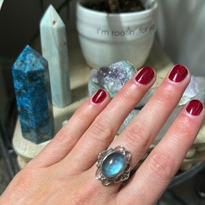 Beautiful labradorite ring